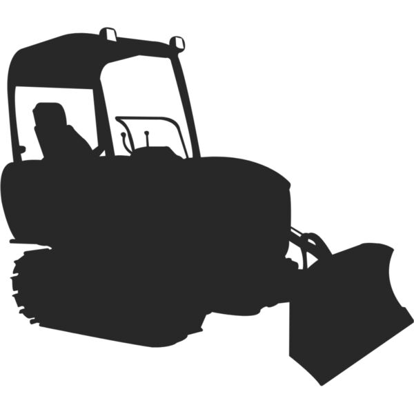 Bulldozer Silhouette 3 Thumbnail