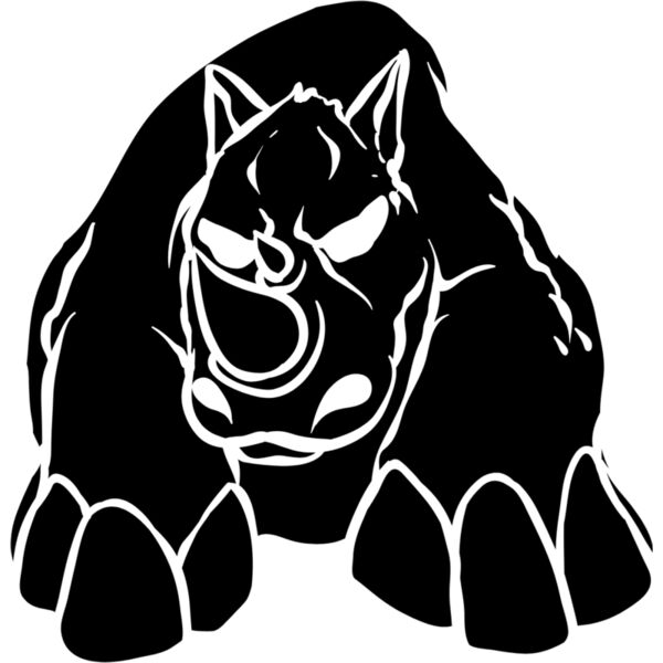 Rhino Black Mascot 1 Thumbnail
