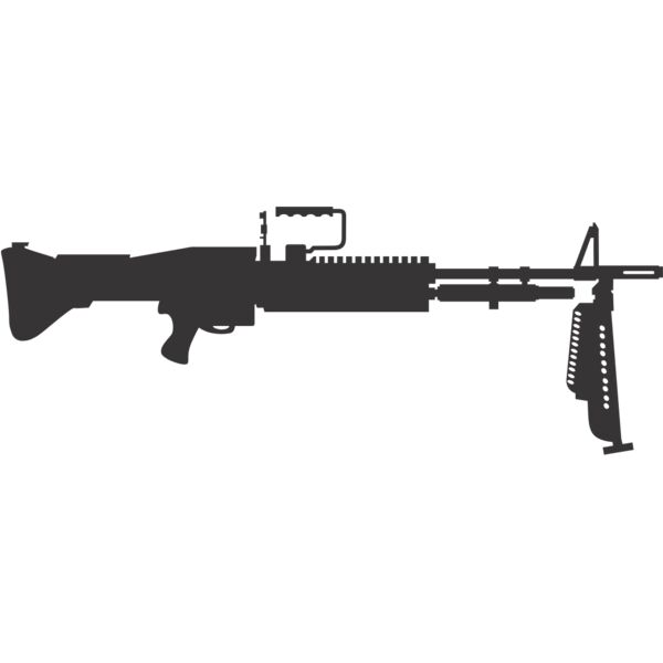 Machine Gun Silhouette 7 Thumbnail