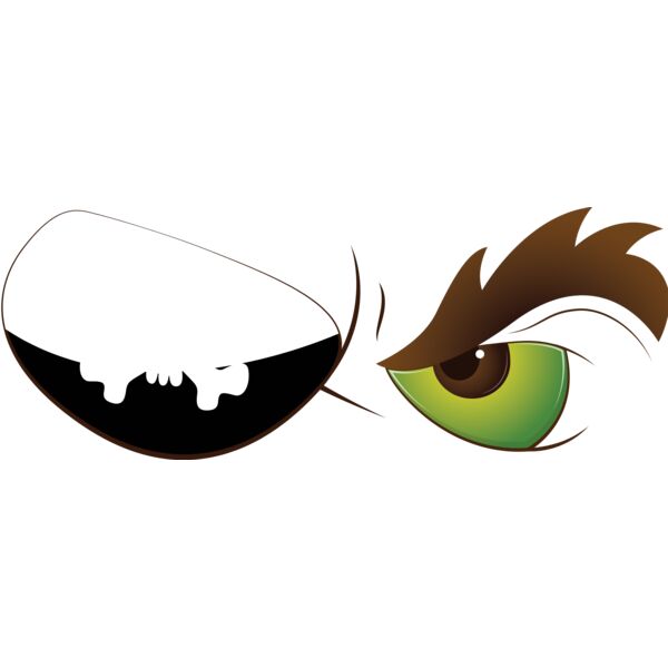 Angry Cartoon Pirate Eyepatch Eyes 1 Thumbnail