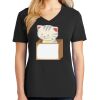 Ladies Core Cotton V-Neck Tee Thumbnail