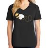 Ladies Core Cotton V-Neck Tee Thumbnail