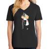Ladies Core Cotton V-Neck Tee Thumbnail