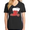 Ladies Core Cotton V-Neck Tee Thumbnail
