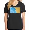 Ladies Core Cotton V-Neck Tee Thumbnail