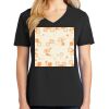 Ladies Core Cotton V-Neck Tee Thumbnail